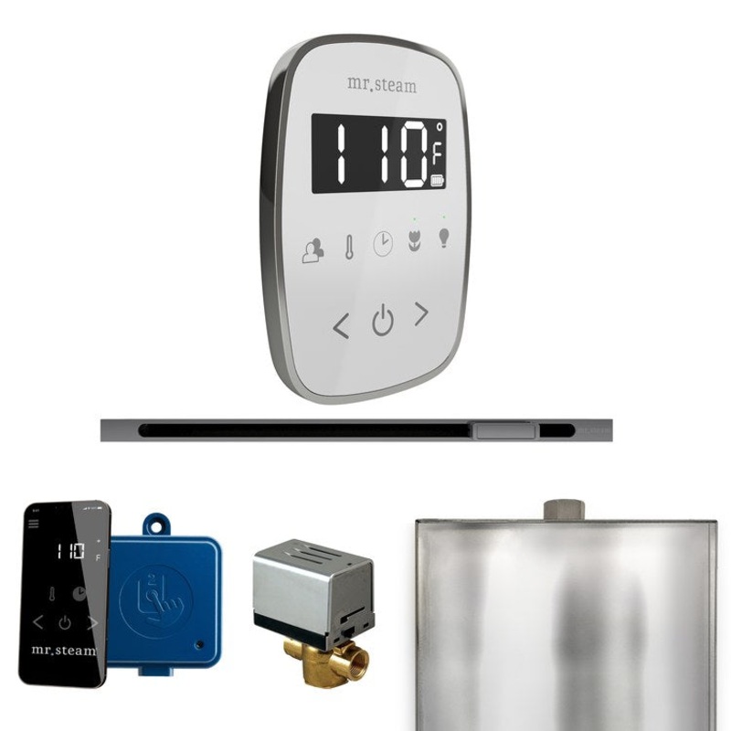 Steam Kit ButlerFlex Linear White/Brilliant Black Control Package for MS90 to MSSUPER3