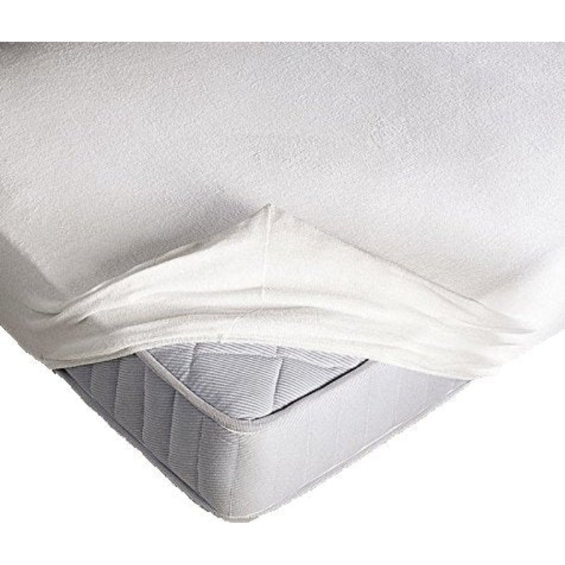 Tata Home Coprimaterasso Elasticizzato in Spugna con Angoli ed Elastici cm 180×200 Misura 2 PIAZZE Matrimoniale Altezza Materasso cm 25