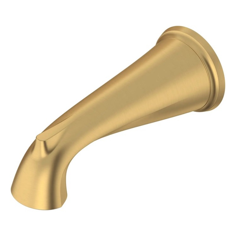 Tub Spout Delancey Non-Diverter Brushed Cool Sunrise 8-1/8 Inch Metal