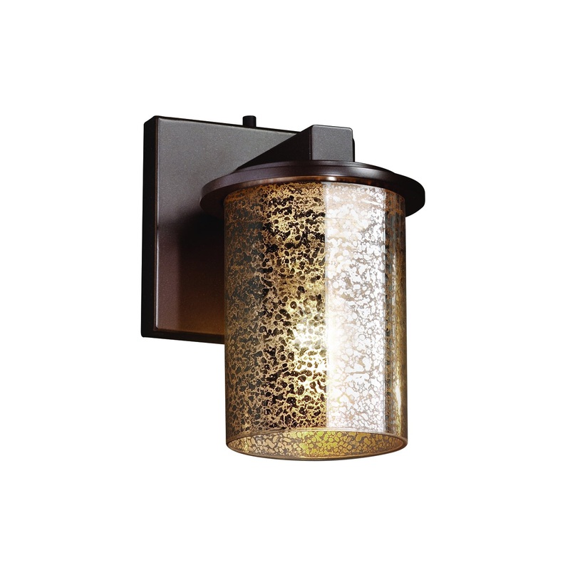 Wall Sconce from the Fusion Collection in Dark Bronze Finish by Justice Designs