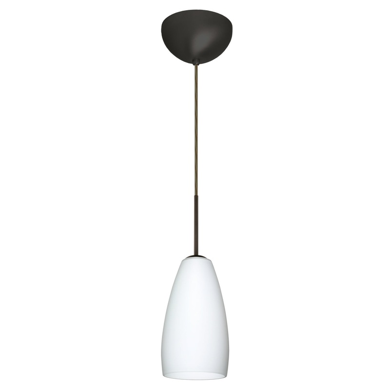 Besa 1BC-150907-MED-BR Chrissy One Light Pendant Bronze