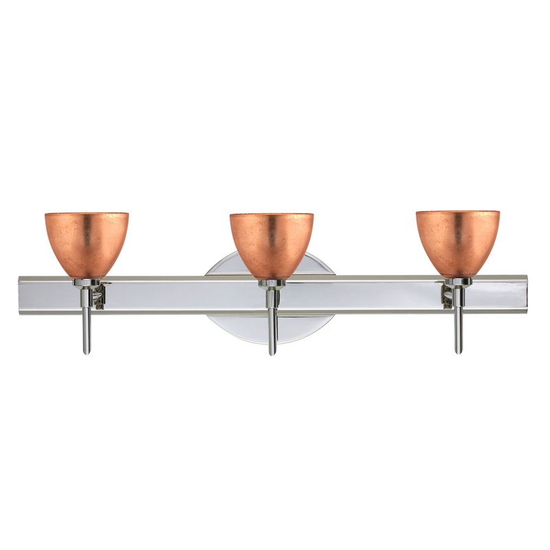 Besa 3SW-1758CF-CR Divi Three Light Wall Sconce Chrome (Discontinued)