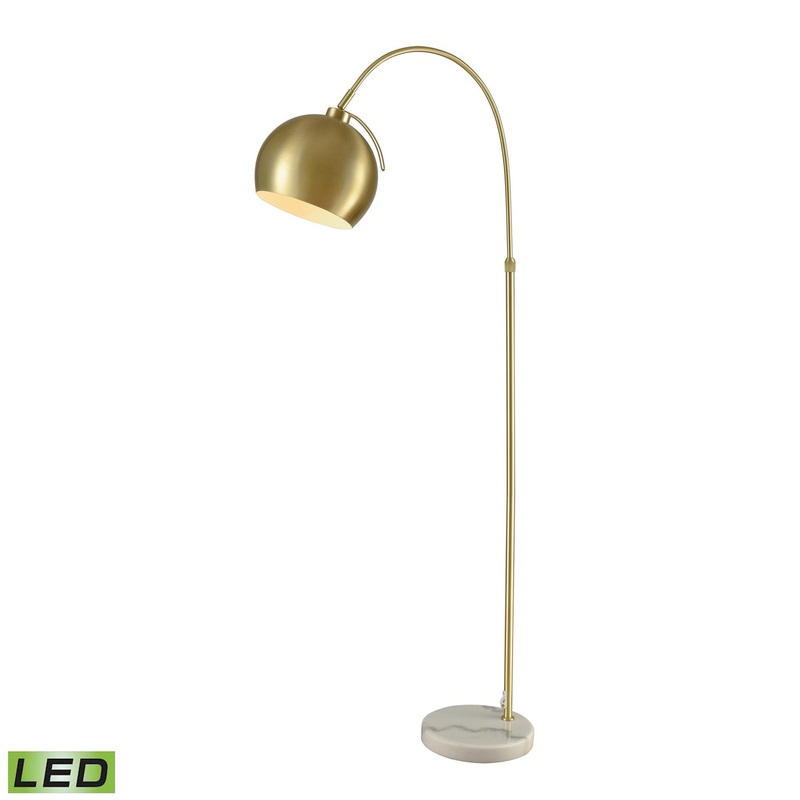 ELK Home D3363-LED Kopernikus LED Floor Lamp Aged Brass