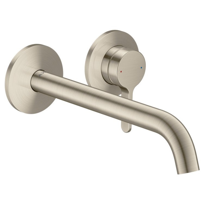 Faucet Trim One Mini Widespread 1 Lever Brushed Nickel WaterSense ADA 1.2 Gallons per Minute