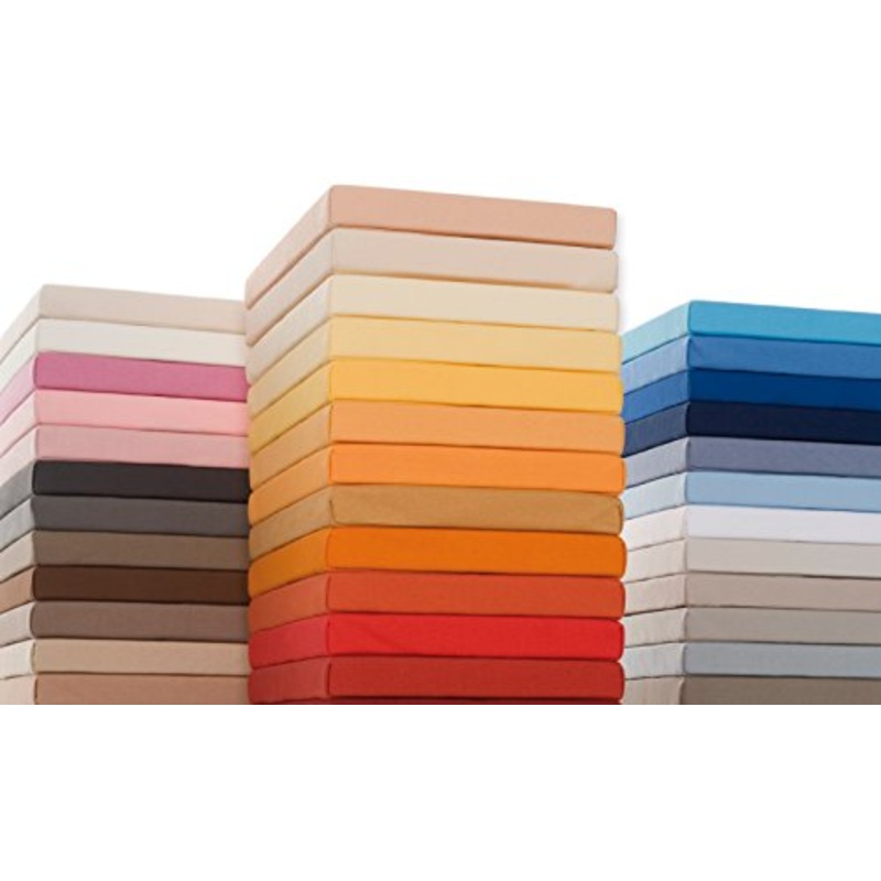 Formesse – Lenzuolo in jersey Bella Gracia, Bianco, 180 x 200 – 200 x 220 cm