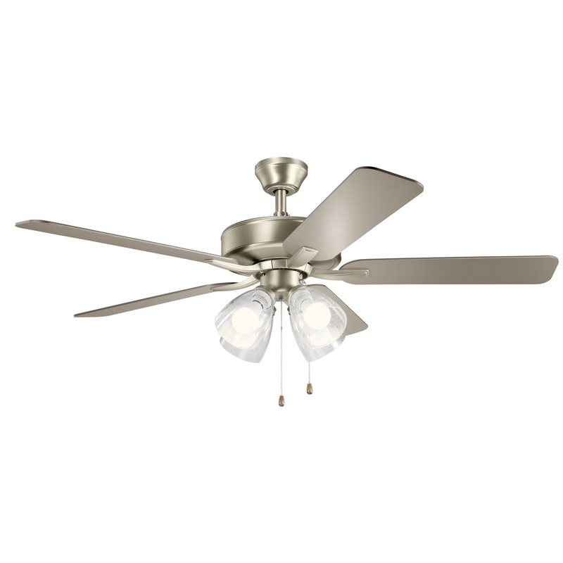 Kichler 330016NIS 52″ Ceiling Fan, Brushed Nickel