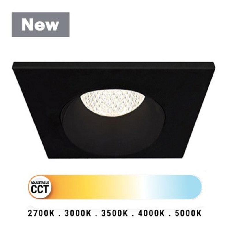 LED Gimbal from the Midway Collection in Black Finish by Eurofase