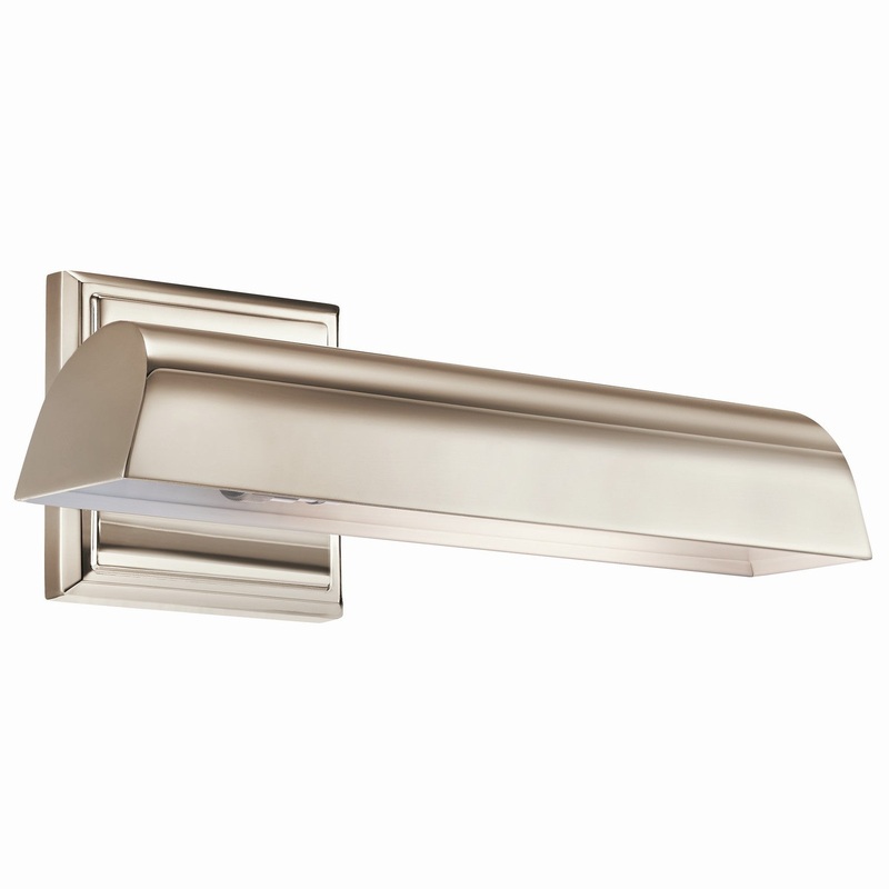 LED Picture Light from the Carston Collection in Polished Nickel Finish by Kichler