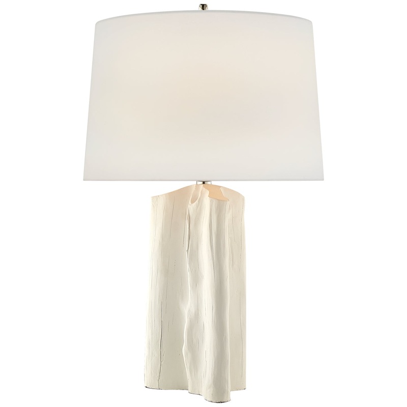 One Light Buffet Lamp from the Sierra Collection in Plaster White Finish by Visual Comfort Signature