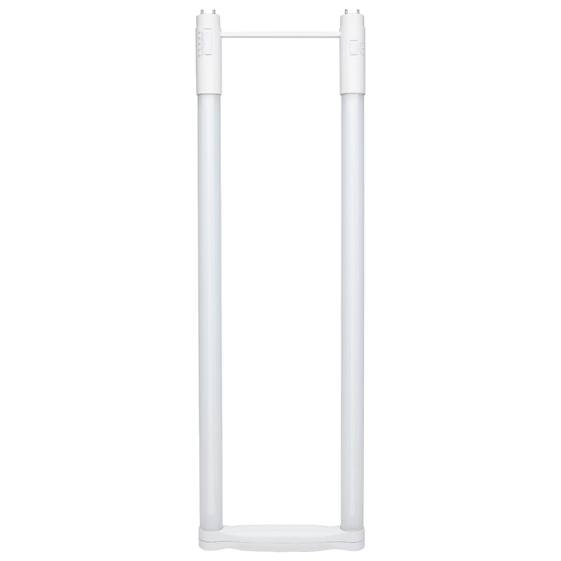 11.5/13/15 Wattage Selectable T8 U-Bend LED – 30K/35K/40K/50K/65K CCT Selectable – 6-Inch – Frost Finish – 120-277 Range Voltage by Satco