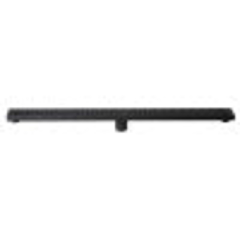 ALFI brand 36″ Black Matte Stainless Steel Linear Shower Drain with Groove Holes