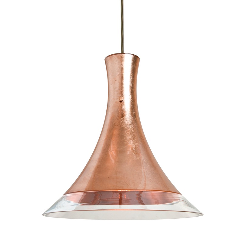 Besa J-RIOCF-BR Rio One Light Pendant Bronze