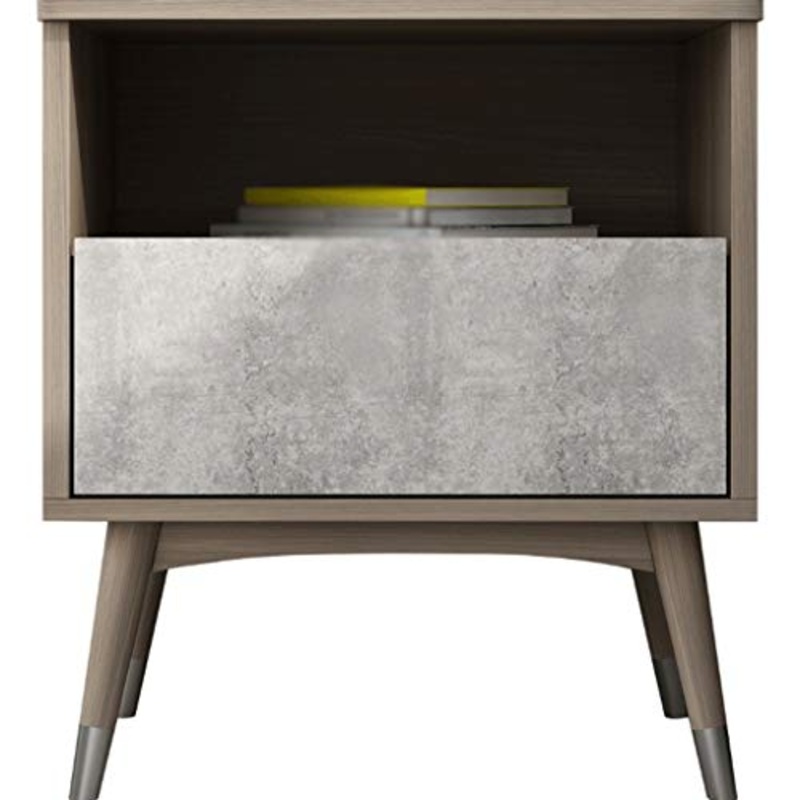 DYXYH Comodino, Nordic elegante Assemblare Gabinetto Camera da letto Comodino Locker cassetto del comodino moderno semplice imitazione legno bagagli