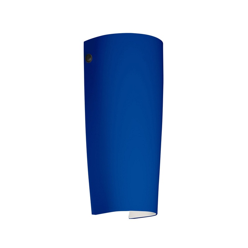 One Light Wall Sconce from the Tomas Collection in Black Finish by Besa