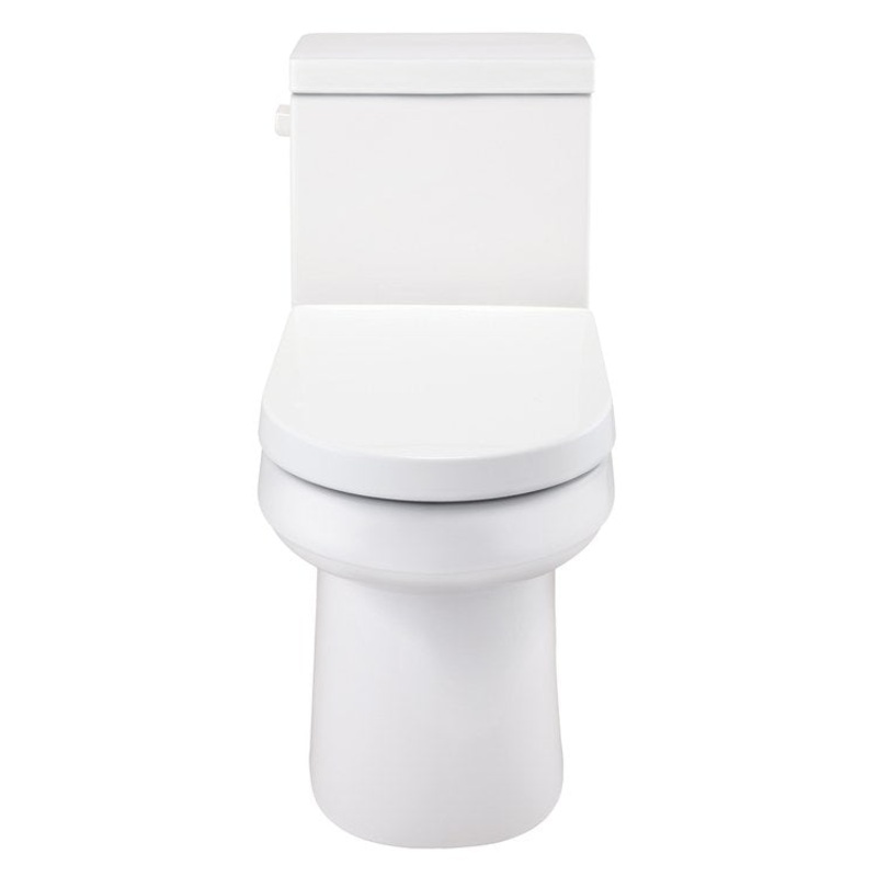 Toilet Wicker Park 1-Piece ErgoHeight White Elongated ADA 1.28 Gallons Per Flush