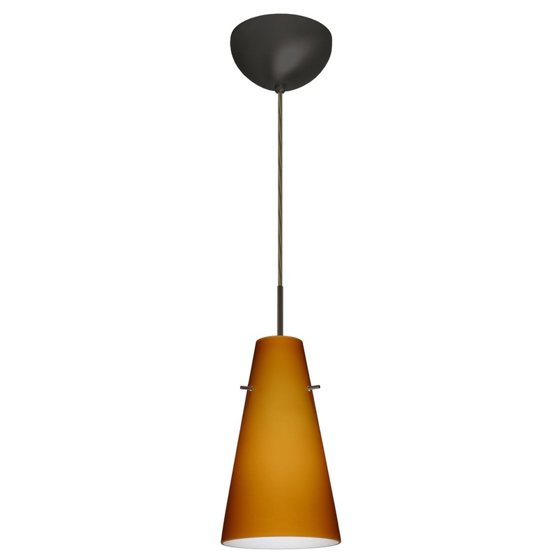 Besa 1JC-412480-BR Cierro One Light Pendant Bronze