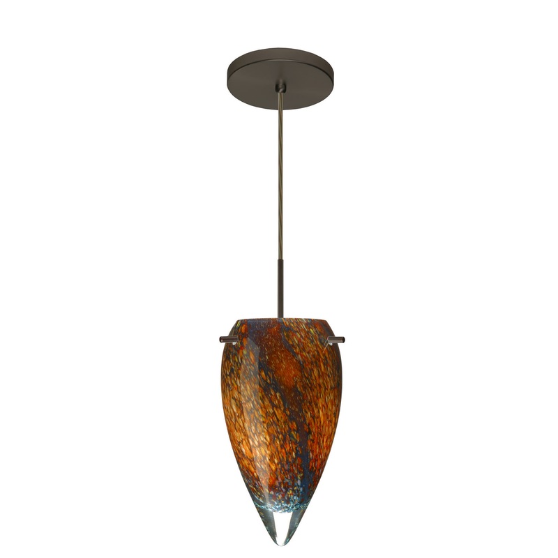 Besa 1JT-4125CE-LED-BR Juli One Light Pendant Bronze (Discontinued)