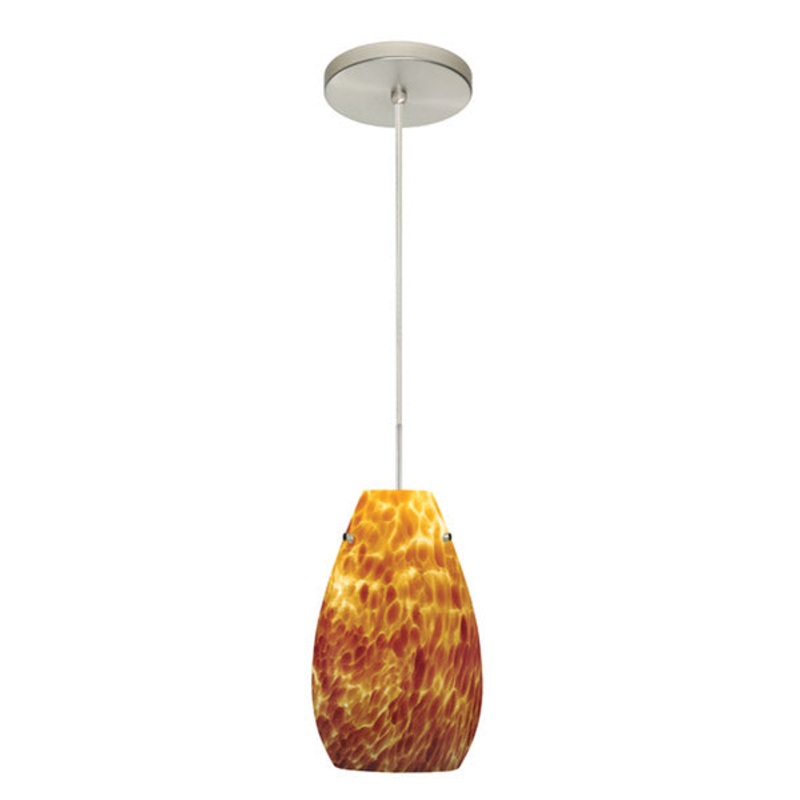 Besa 1JT-412618-SN Pera One Light Pendant Satin Nickel