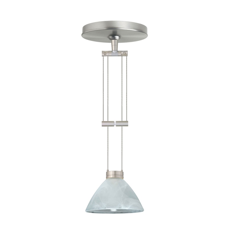Besa 1XA-174352-SN Domi One Light Pendant Satin Nickel