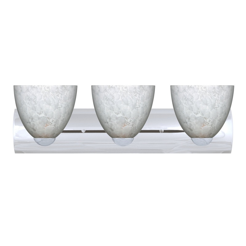 Besa 3WZ-757219-CR Sasha Three Light Wall Sconce Chrome (Discontinued)