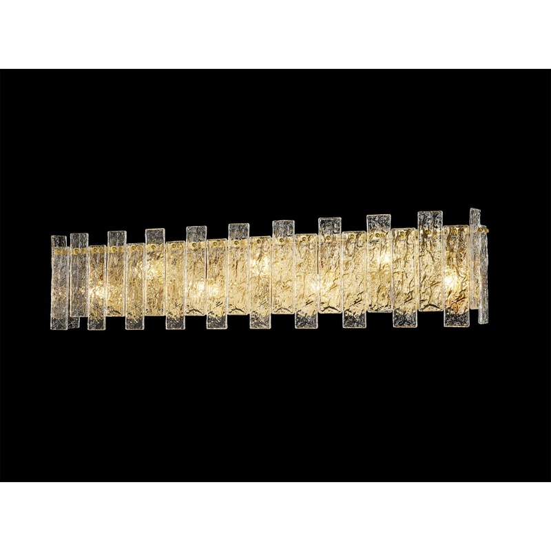 Cairo 7-Light Wall Sconce Antique Brass