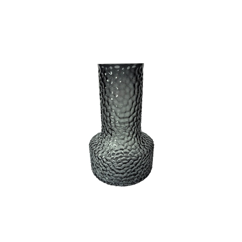 Green Hammer Glass Vase – 25cm