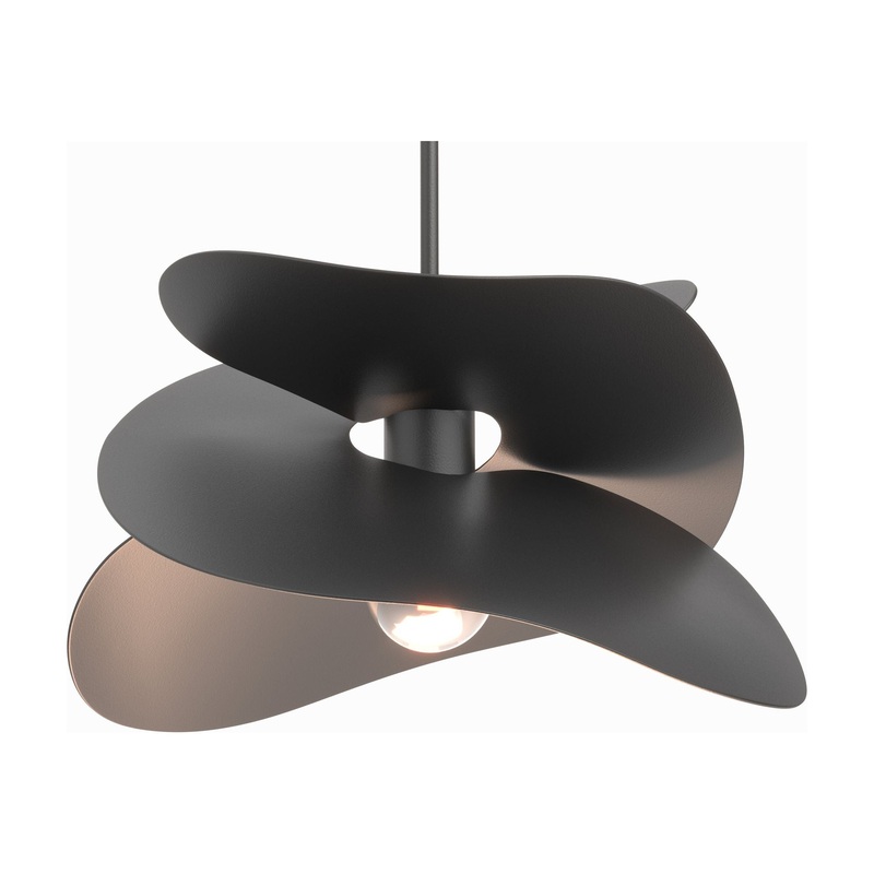 Hibiscus Small Pendant Black