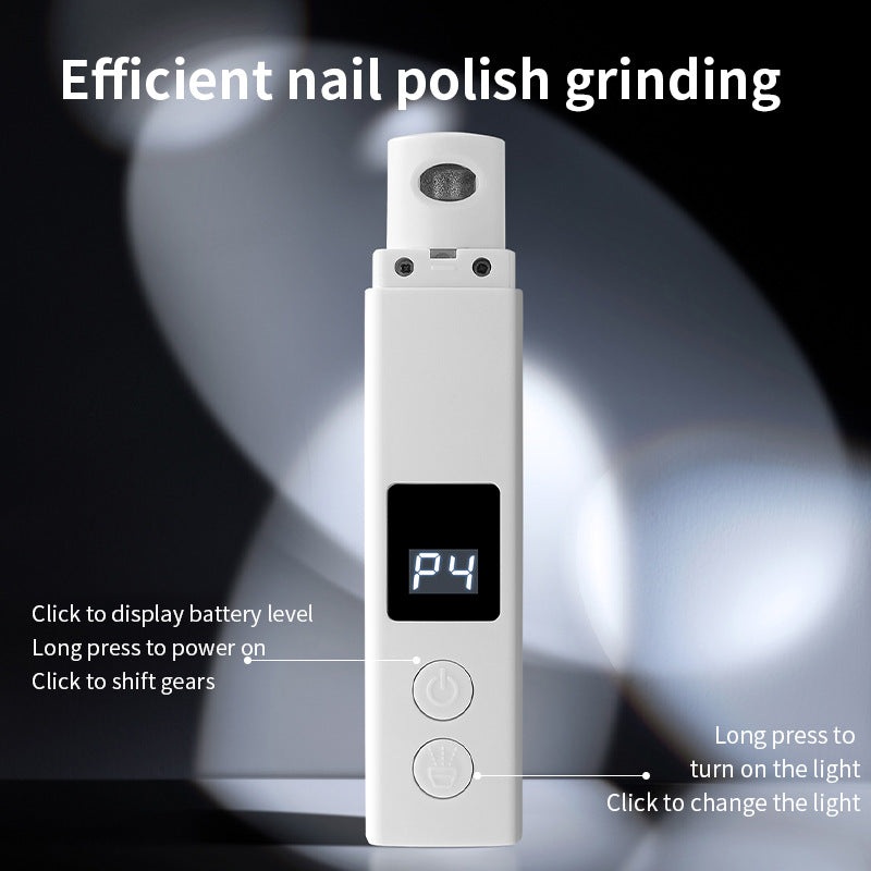 White Professional Pet Nail Grinder Kit – LCD, LED, Laser, for Dogs & Cats