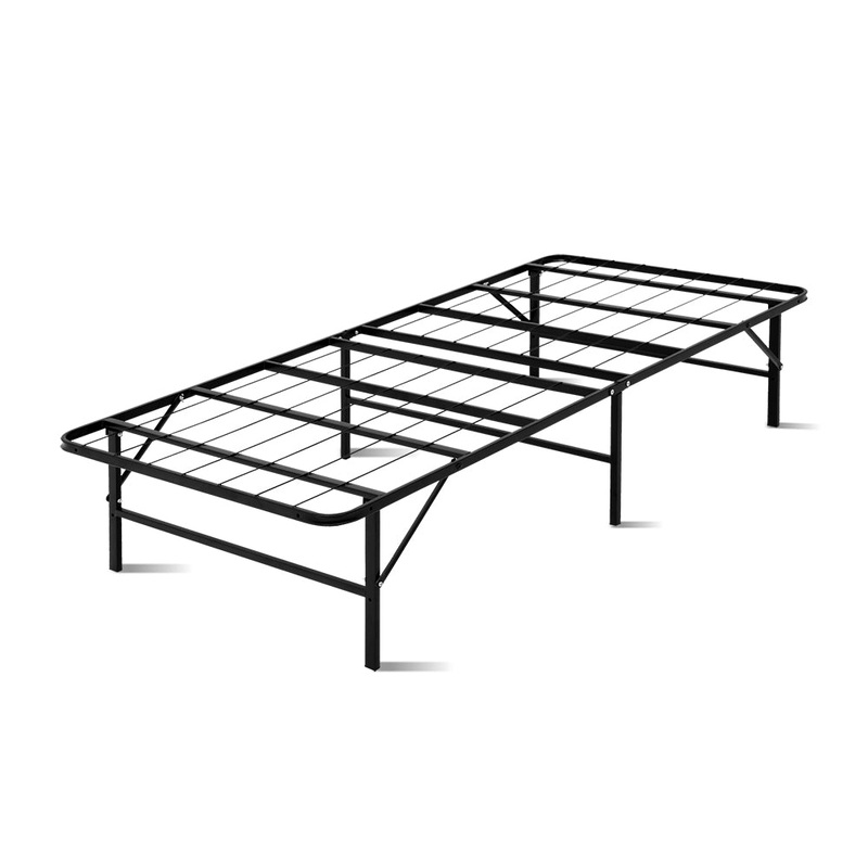 Artiss Folding Bed Frame Metal Base – Single