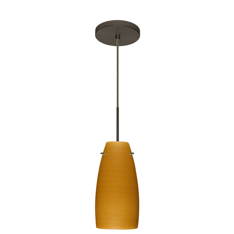 Besa 1JT-1512OK-LED-BR Tao One Light Pendant Bronze