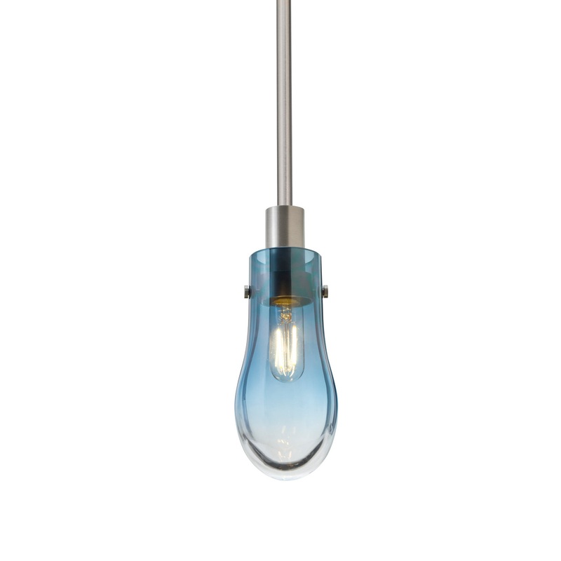 Besa 1TT-WISHBL-EDIL-SN Wish One Light Pendant Satin Nickel