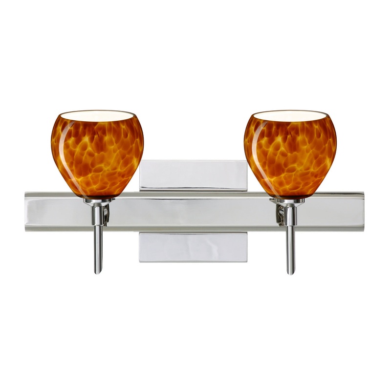 Besa 2SW-560518-CR-SQ Tay Tay Two Light Wall Sconce Chrome (Discontinued)