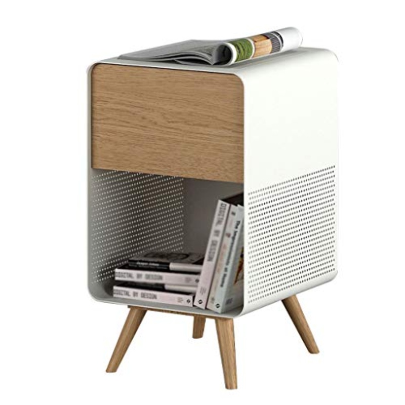 Comodini Camera da Letto Nordic Ferro Battuto Comodino Piccola Legno Moda Comodino Soggiorno Tavolo Laterale Locker Simple Comodino