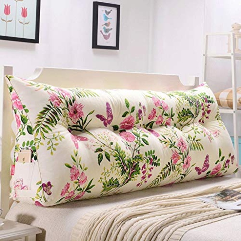 HYY-YY – Testiera per divano con schienale doppio, morbida, per letto Tatami, cuscino lombare in vita, colore: Q, dimensioni: 90 cm