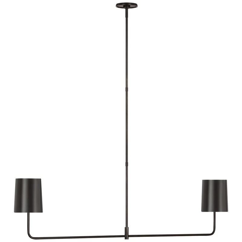 LED Chandelier from the Go Lightly Collection in Bronze Finish by Visual Comfort Signature