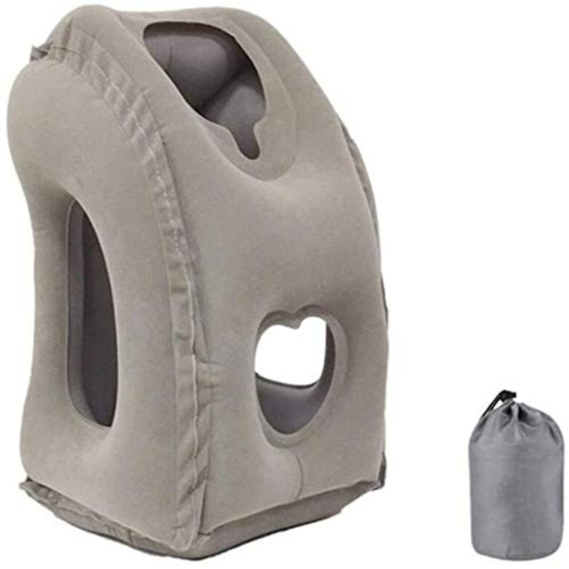 Lettino da Viaggio Lettino da Viaggio Gonfiabile Cuscino da Viaggio Car Travel Bed Sonno Corpo Indietro Supporto Ammortizzatore Viaggio Collo Innovativo Portatile Press Cuscino Gonfiabile 6-3