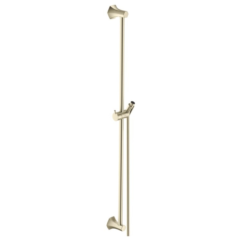 Wall Bar Locarno Brushed Nickel 36 Inch Includes Wall Bar Handshower Hose Slider Metal