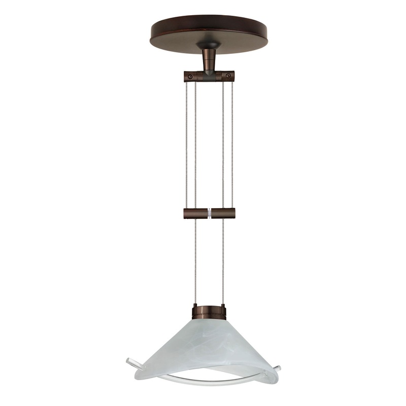 Besa 1XA-181304-BR Hoppi One Light Pendant Bronze