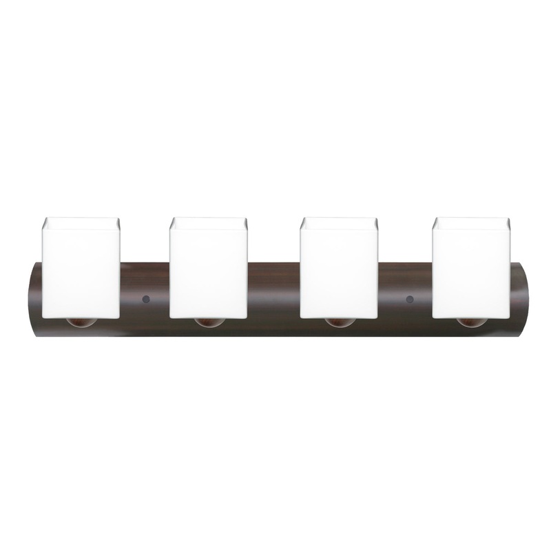 Besa 4WZ-449807-BR Rise Four Light Wall Sconce Bronze (Discontinued)