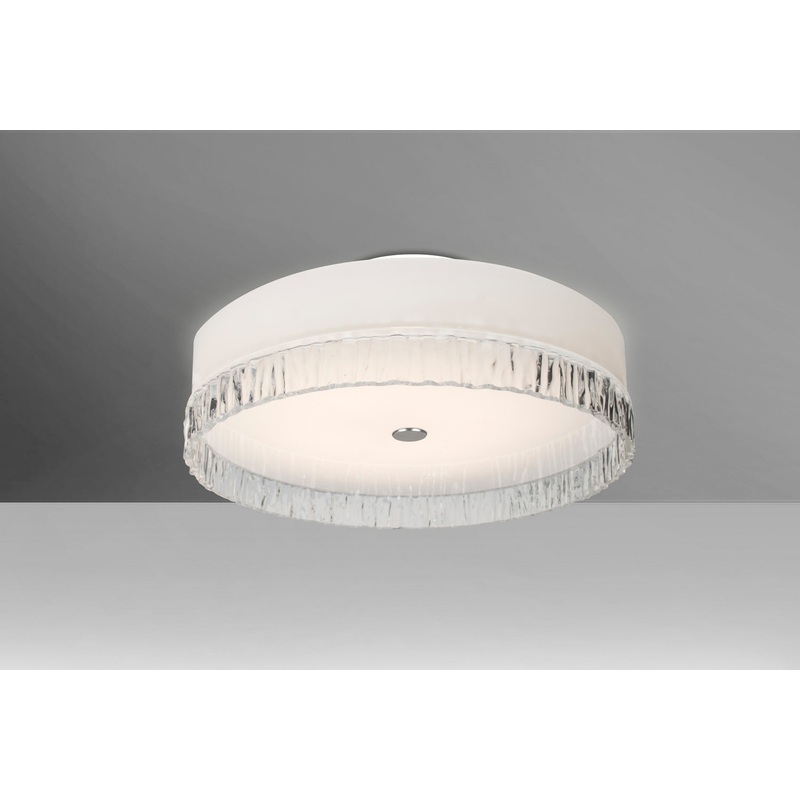 Besa PACO19CLC Paco Four Light Flush Mount
