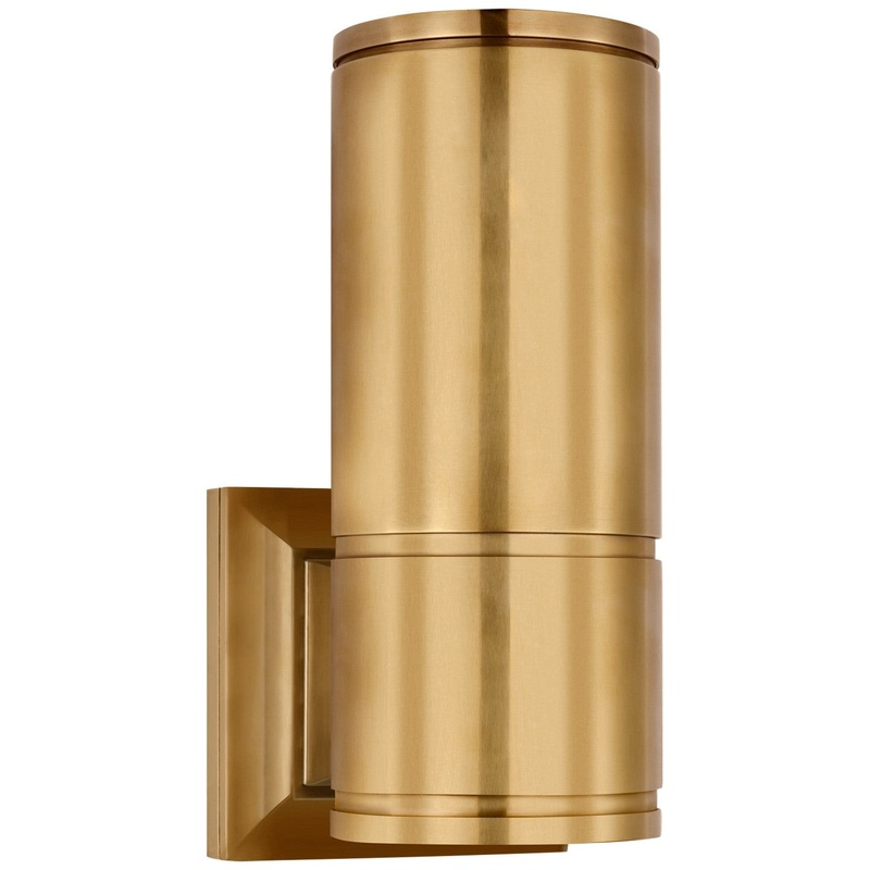 LED Canister Light from the Provo Collection in Antique-Burnished Brass Finish by Visual Comfort Signature