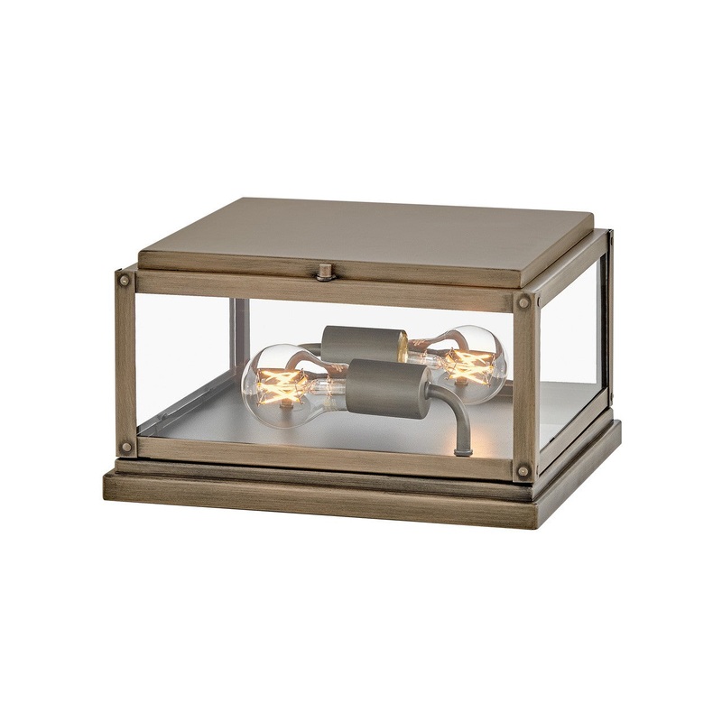 LED Pier Mount from the Max Collection in Burnished Bronze Finish by Hinkley