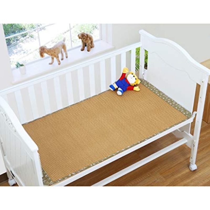 MBY Materassino in bamb, Bambino Neonato Bambini Letto della Scuola Materna Malacca Sedili, Nessun Odore Liscio No Burr Raffreddare Senza Ghiaccio (Color : One-Piece, Size : 80160cm)