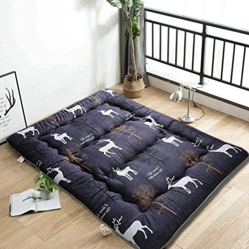 Z&HA Spesso Pieghevole Tatami Materasso, Ultra Morbida Traspirante futon Giapponese Tappetino Portatile dormitorio Mattress Pad,C,135x200cm