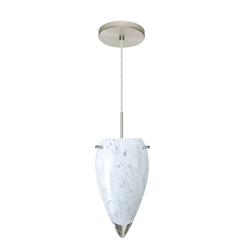 Besa 1JT-412519-SN Juli One Light Pendant Satin Nickel (Discontinued)