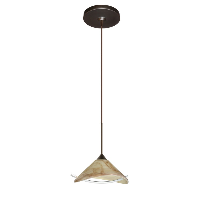 Besa 1XP-181305-BR Hoppi One Light Pendant Bronze (Discontinued)