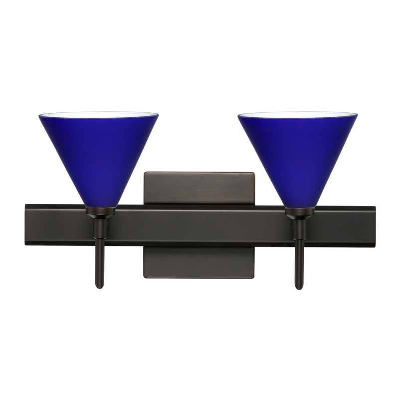 Besa 2SW-5121CM-BR-SQ Kani Two Light Wall Sconce Bronze (Discontinued)