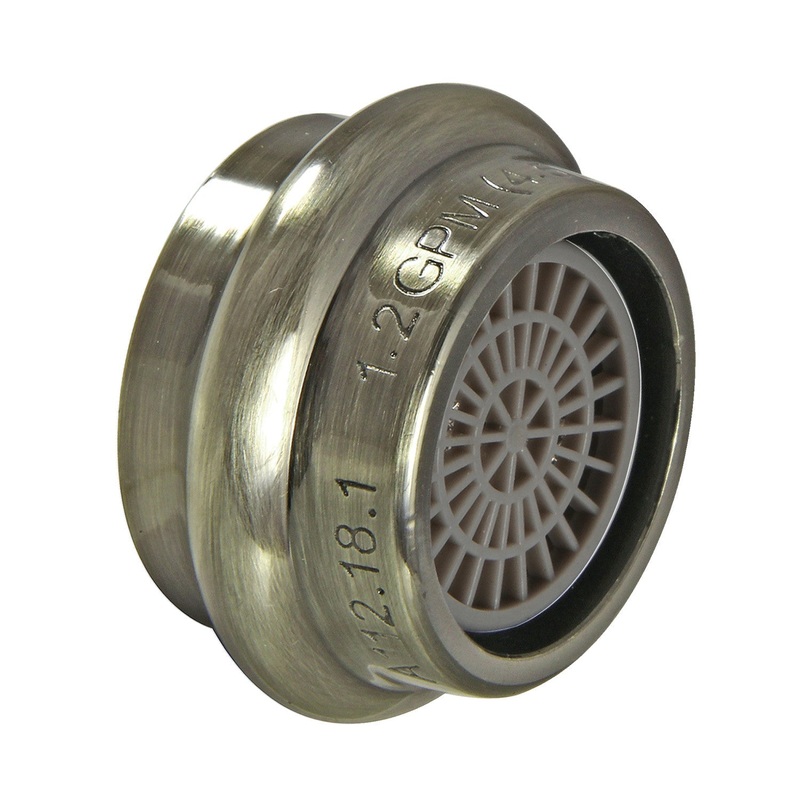 Cal Green Z12KBSA1600 1.2 GPM Female Aerator, Black Stainless