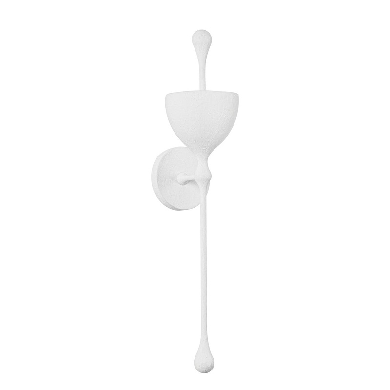 Corbett Lighting 368-01-GSW Antalya LED Wall Sconce Gesso White