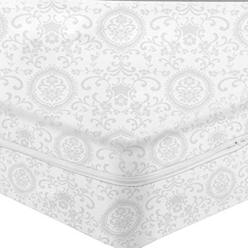 Fodera Coprimaterasso in Cotone Damasco con Cerniera – Dimensioni Varie S514 Matrimoniale